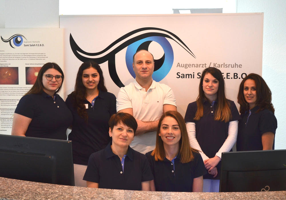 Team von der Augenarztpraxis am Europaplatz